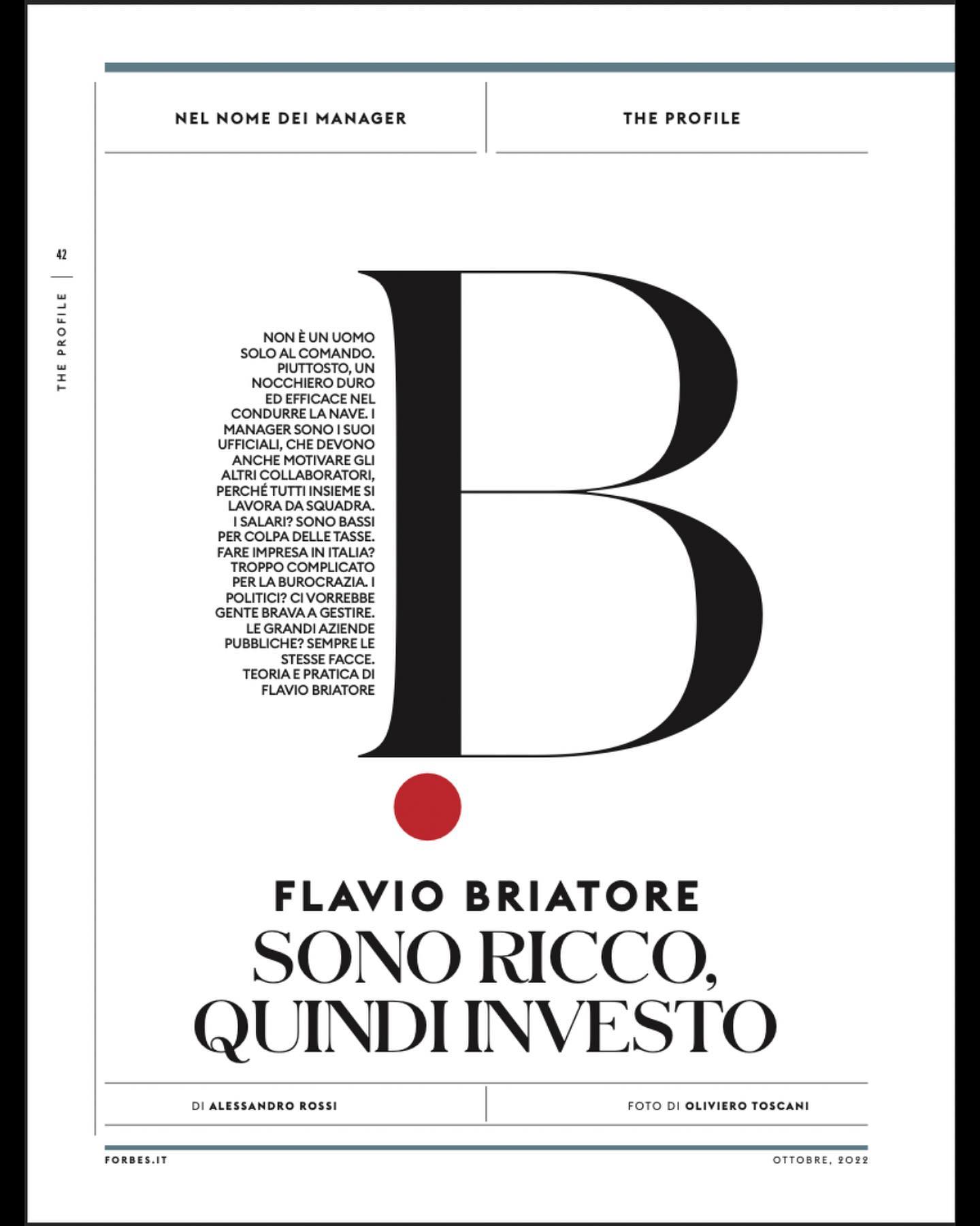 Flavio Briatore Cover story di  
Foto di...