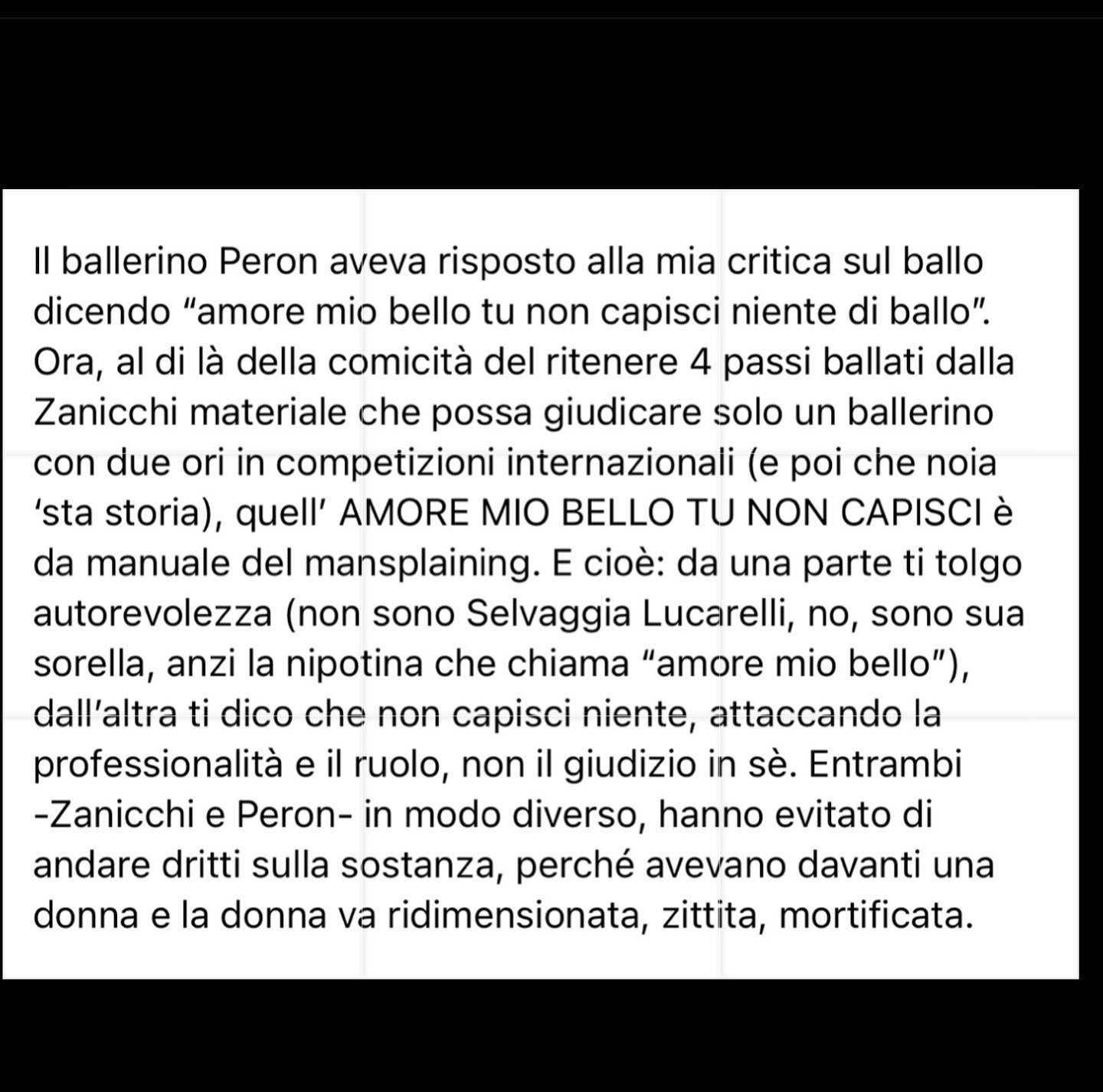 Selvaggia Lucarelli Quando Iva Zanicchi e il suo ballerino spiegano bene cosa siano sessismo e mansp...