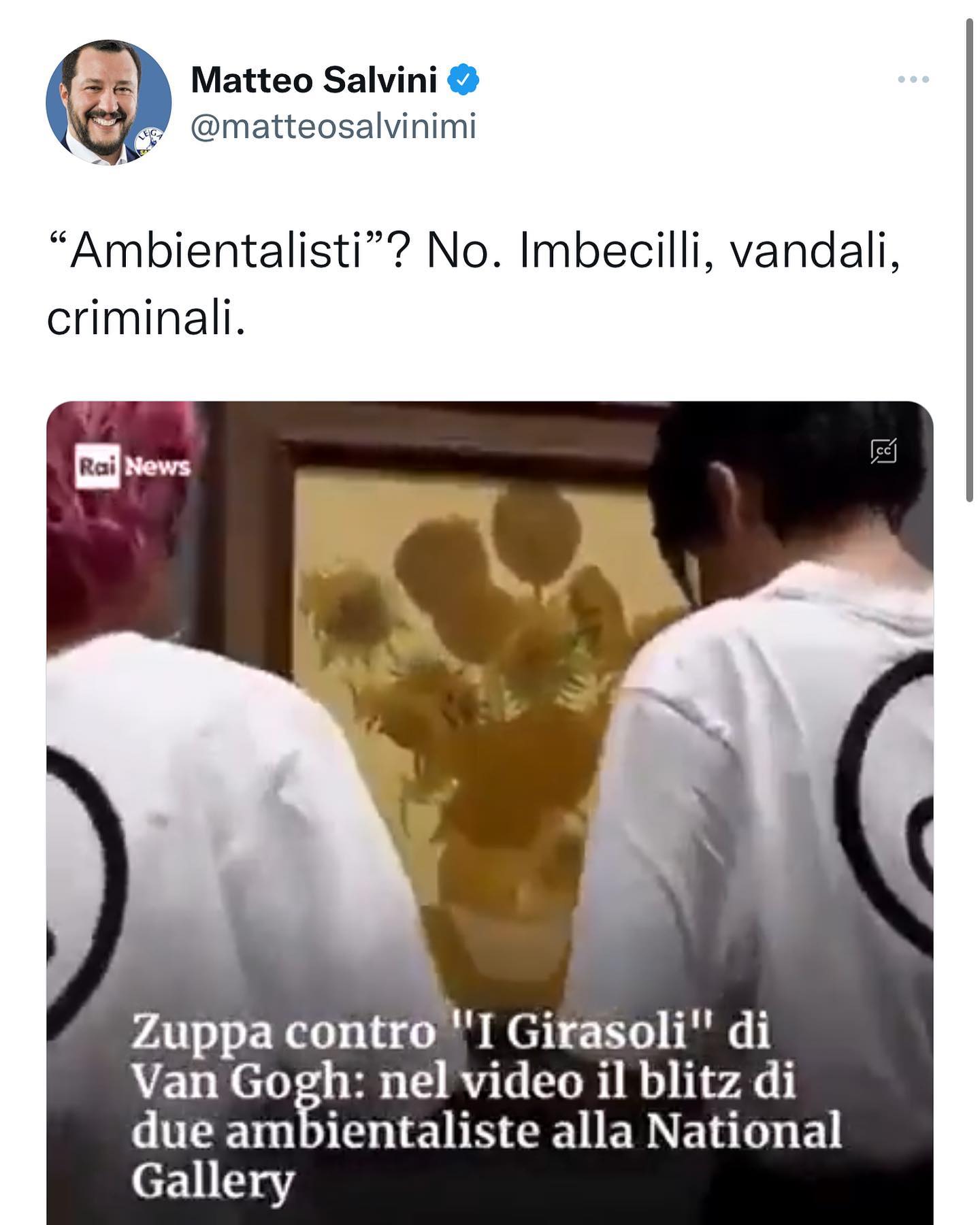 Selvaggia Lucarelli Fermo restando che non si fa (ma il quadro era protetto da un vetro e non c’è st...