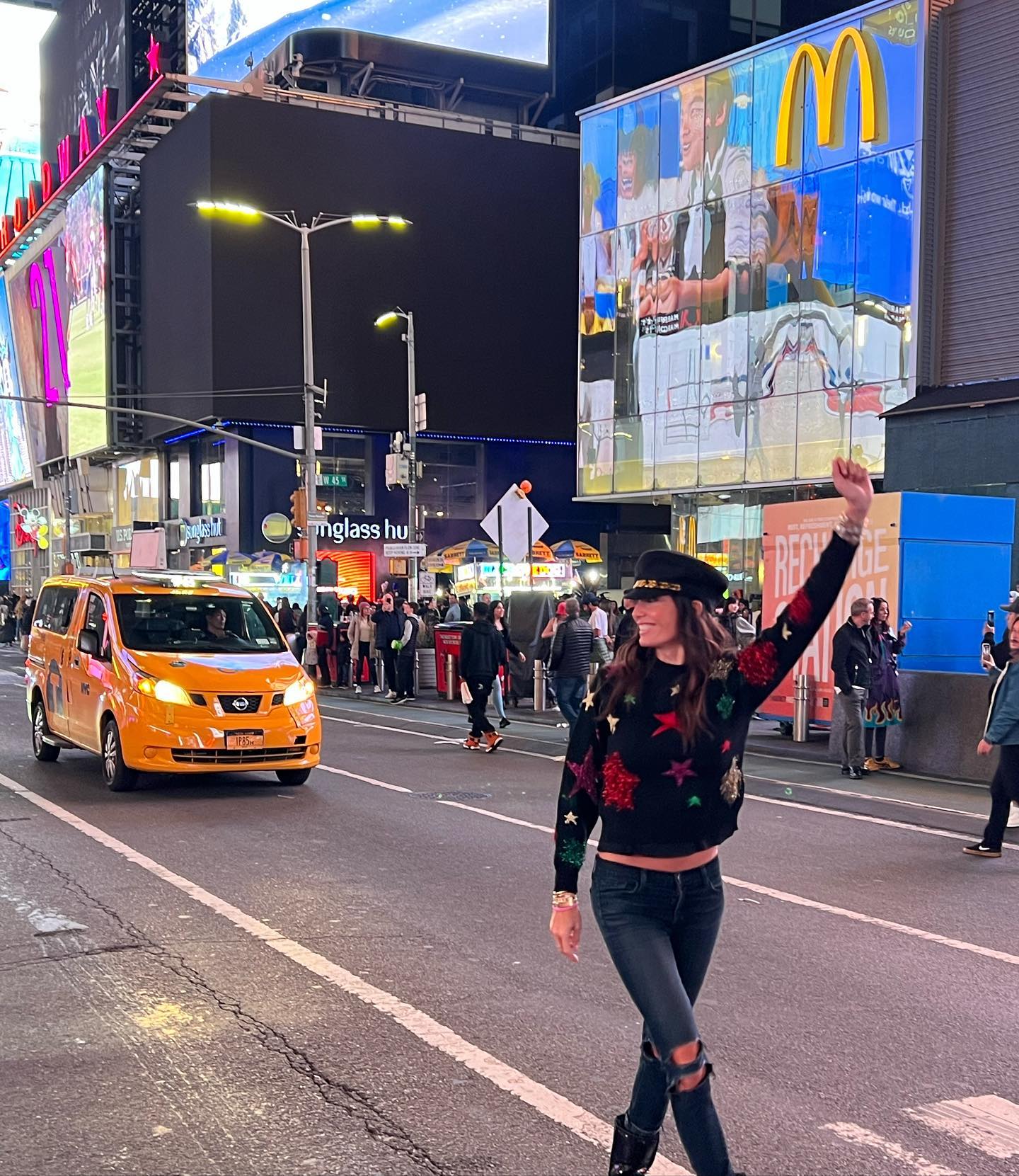 Elisabetta Gregoraci • Times Square 
Il cuore della città che non dorme mai....