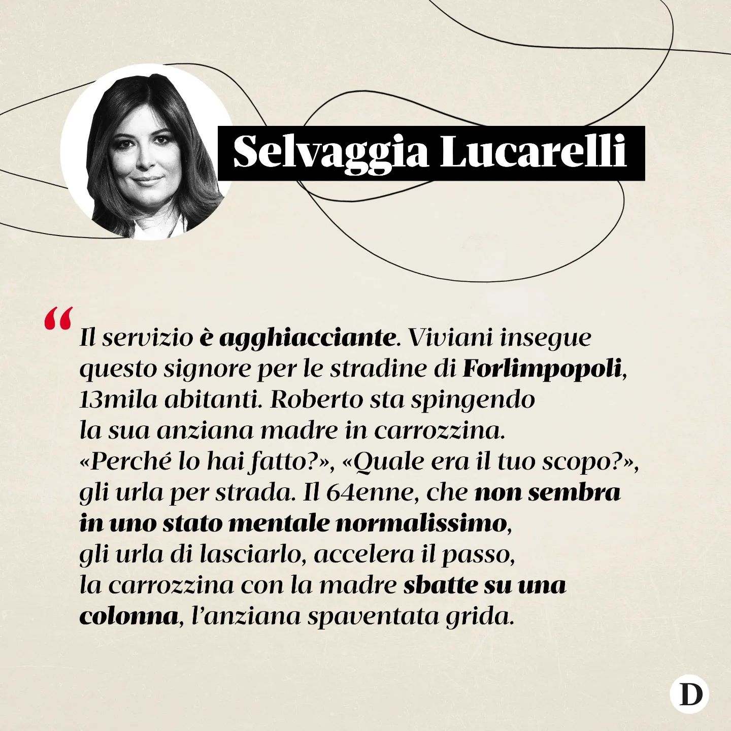 Selvaggia Lucarelli Sono due decenni che si assiste allo scempio che  fanno del  che accettiamo le i...