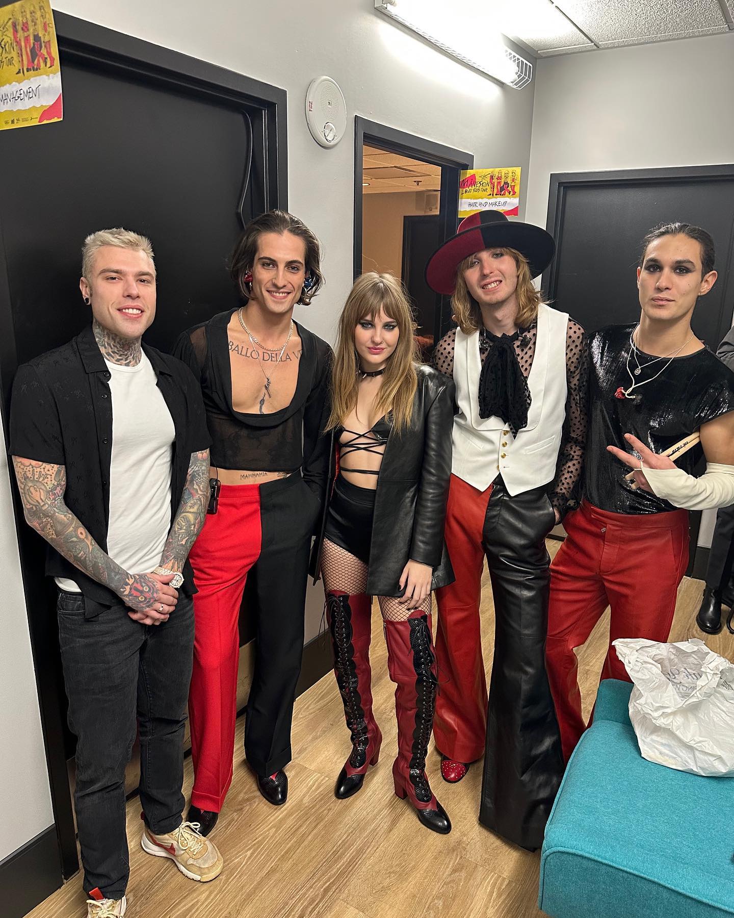 Fedez Con i miei amici Maneskin a Las Vegas...