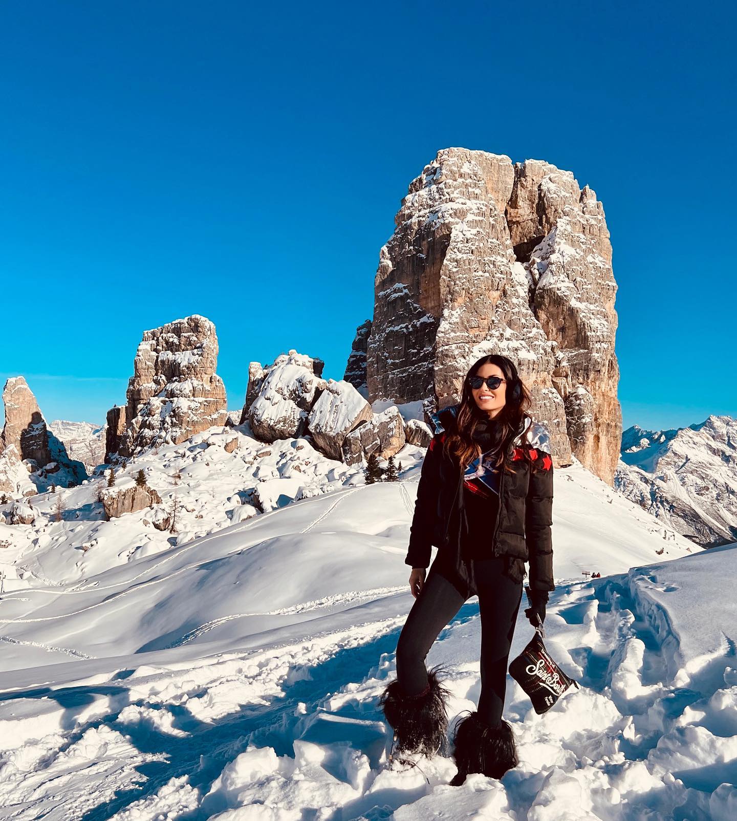 Elisabetta Gregoraci • Few hours in Cortina...