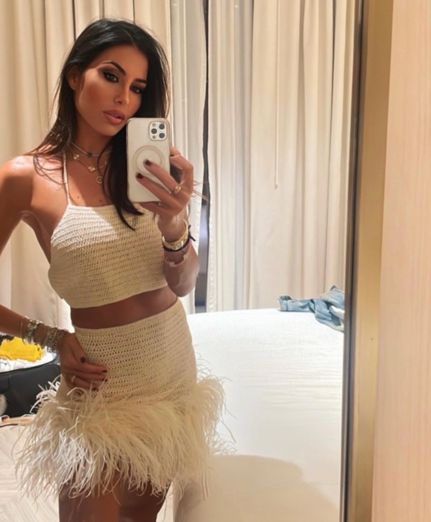 Elisabetta Gregoraci • Snaps from my favourite looks in Dubai...