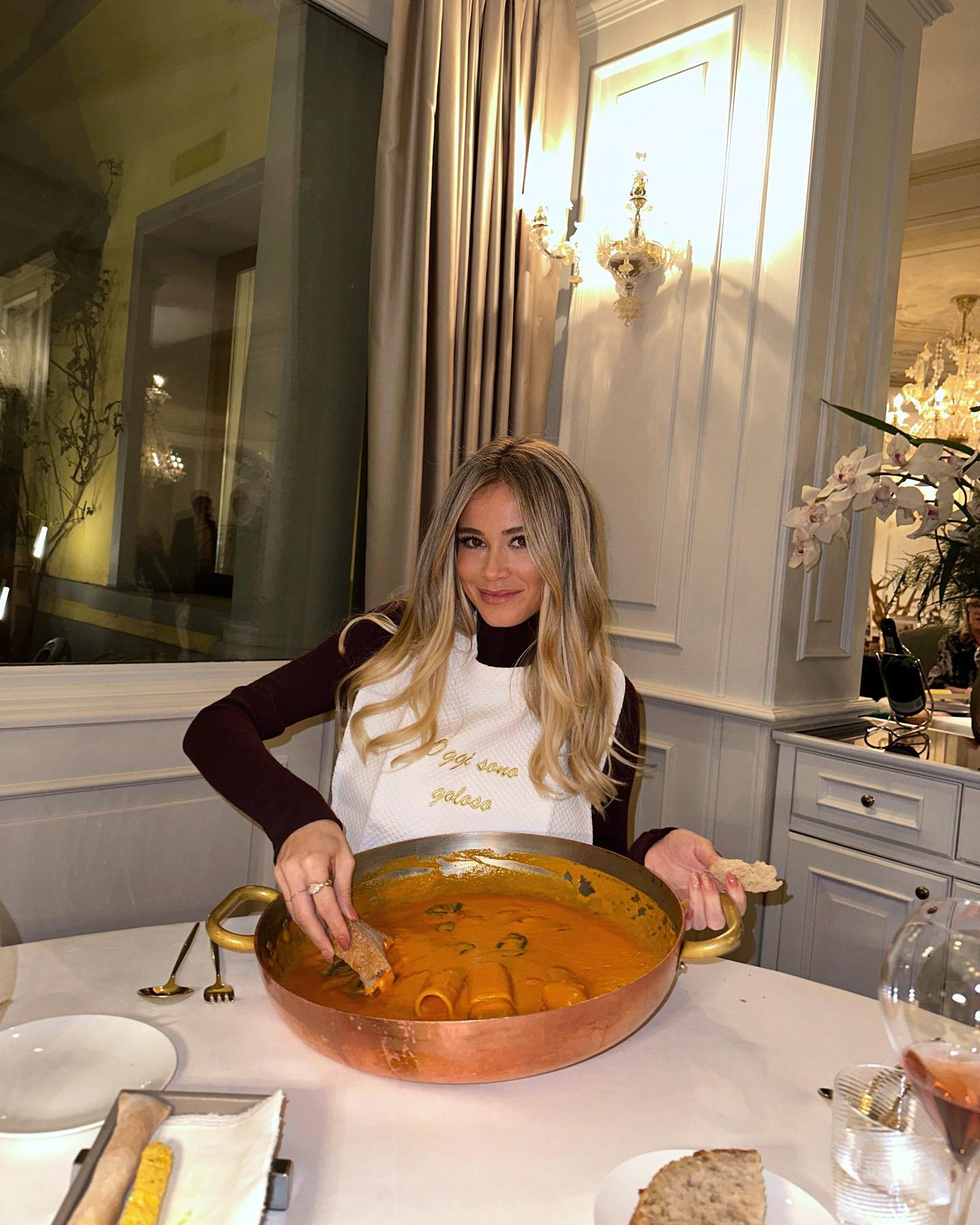 Diletta Leotta Fav dinner...