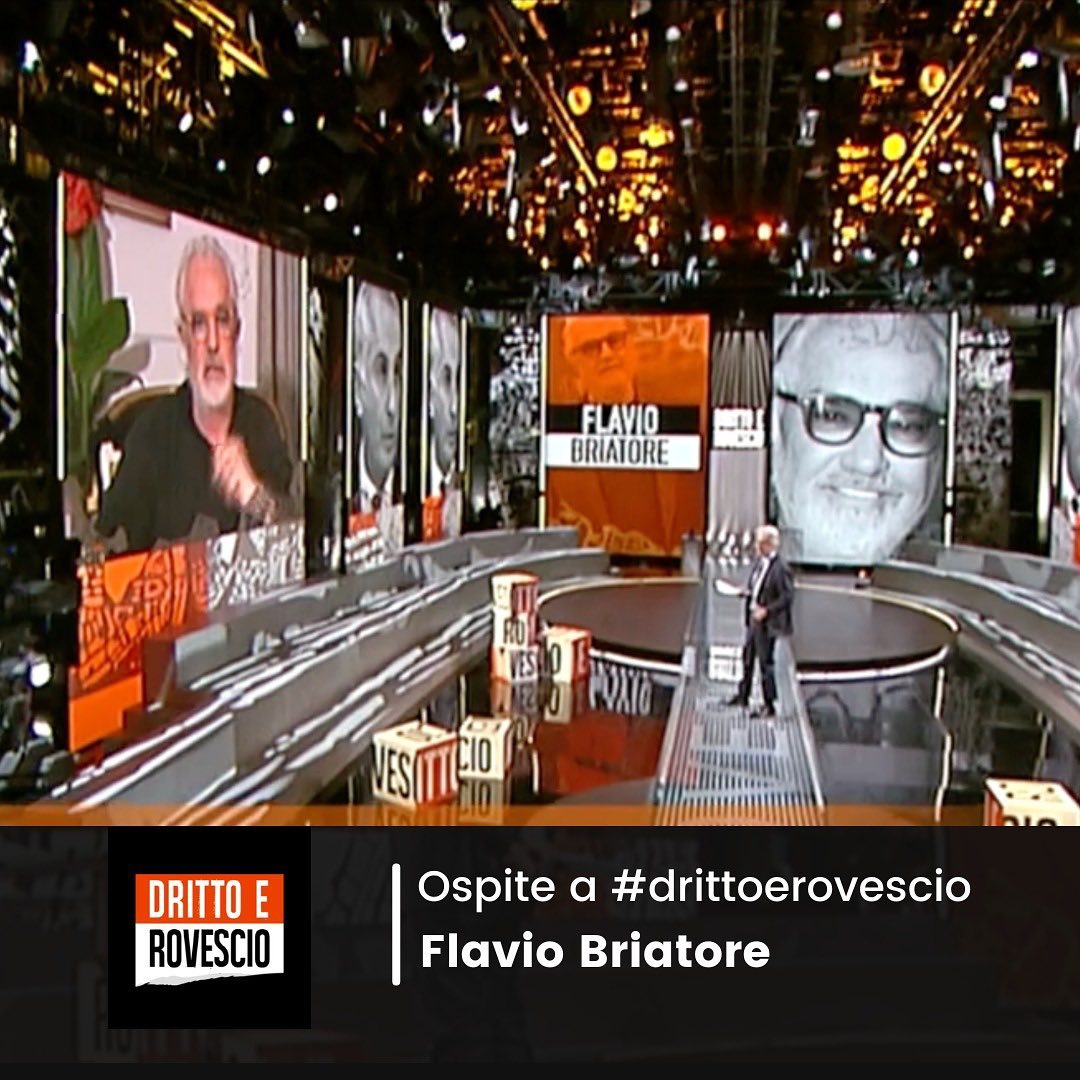 Flavio Briatore Stasera vi aspetto alle 23:30 su Rete Quattro, ospite di  a...