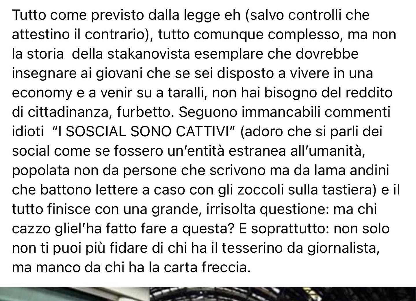 Selvaggia Lucarelli Grottesco riassunto della vicenda della bidella pendolare (sfogliare gallery), v...