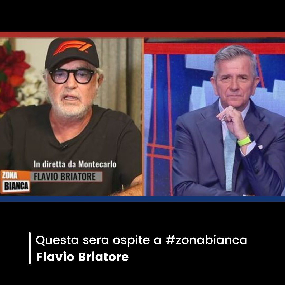 Flavio Briatore Stasera alle 21:30 sarò in collegamento con  a  su Rete 4. 
Vi aspetto!...