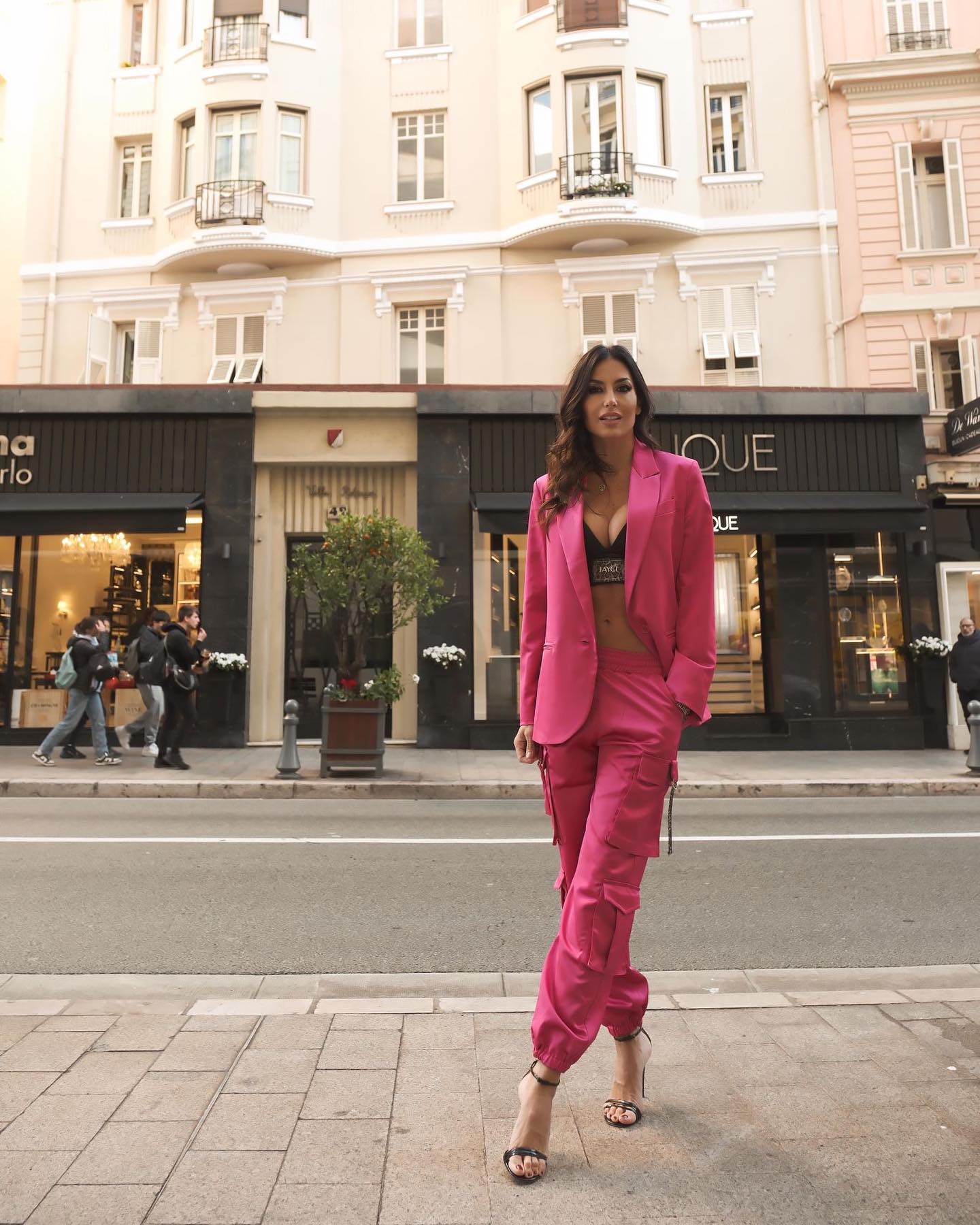 Elisabetta Gregoraci Silky Pink for my today’s outfit 

Look...