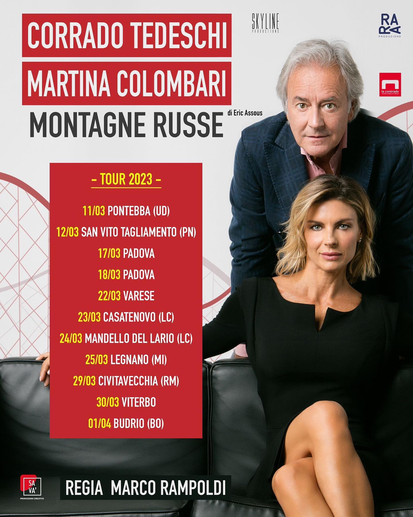 Martina Colombari Che grande gioia ! 
“Montagne russe” ripartirà a breve in tournée ! 
Il teatro n...