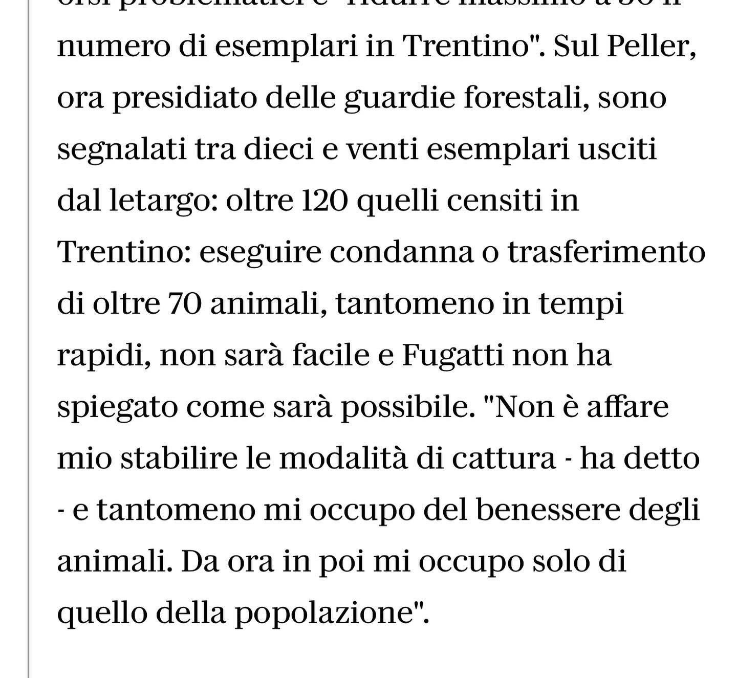 Selvaggia Lucarelli Mi dispiace davvero moltissimo per la morte atroce del ragazzo ucciso da un orso...