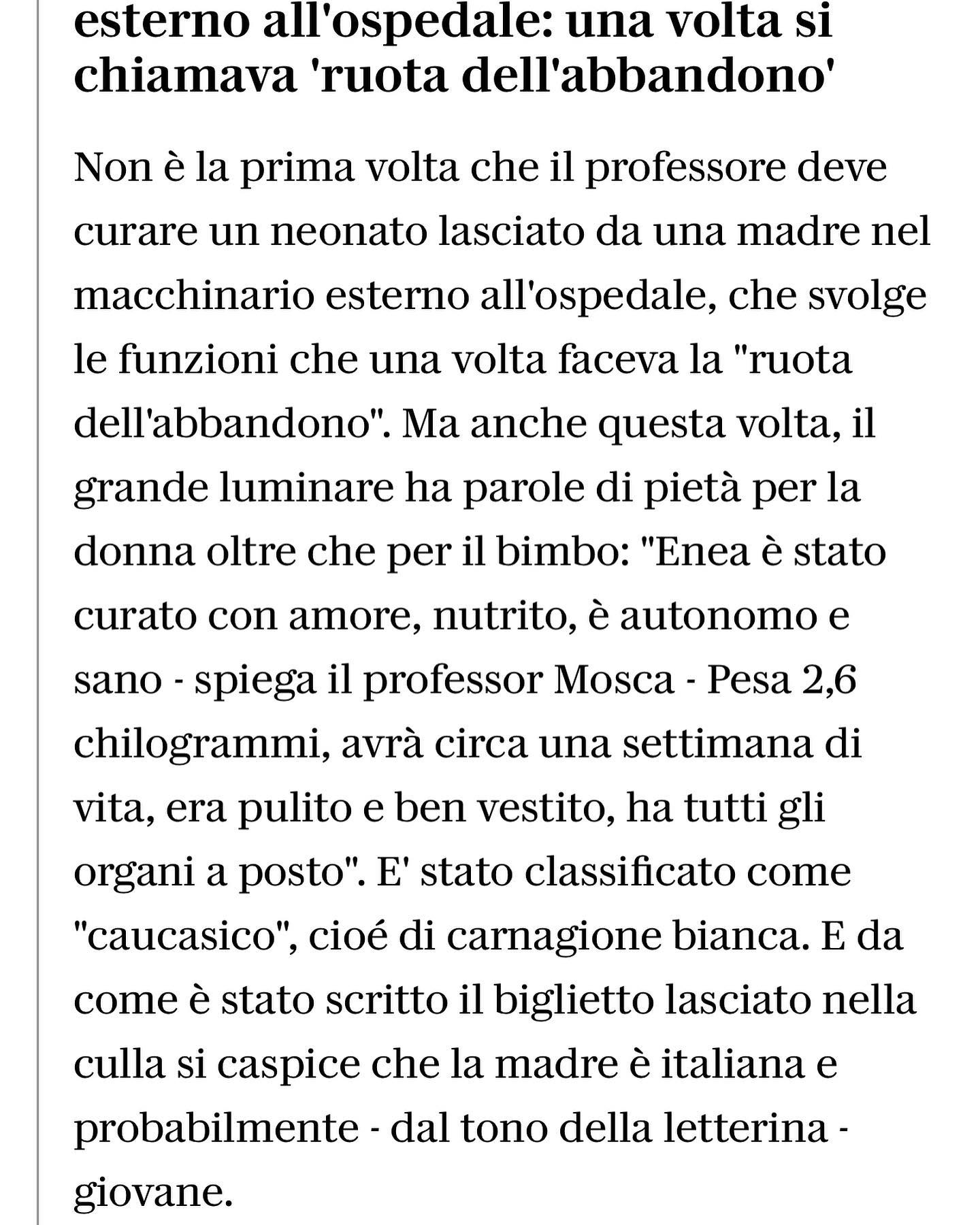 Selvaggia Lucarelli Sto leggendo gli articoli (ovunque) su questa madre che avrebbe lasciato il prop...