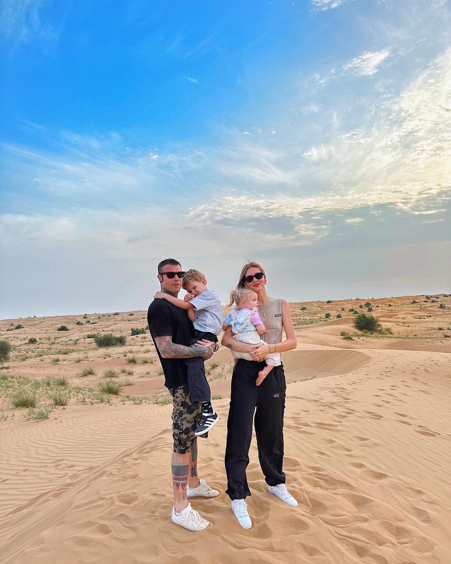 Fedez Amore in the desert...