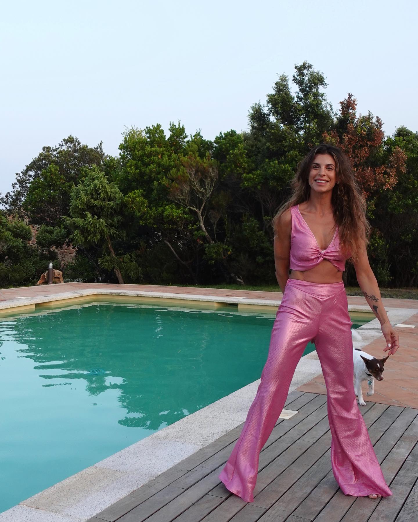 Elisabetta Canalis Bright colors, amazing food, swimming underwater,kids ,dogs , friends and love !...