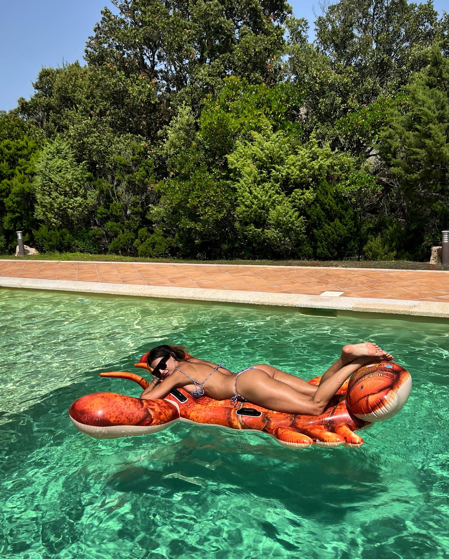 Elisabetta Canalis Bright colors, amazing food, swimming underwater,kids ,dogs , friends and love !...