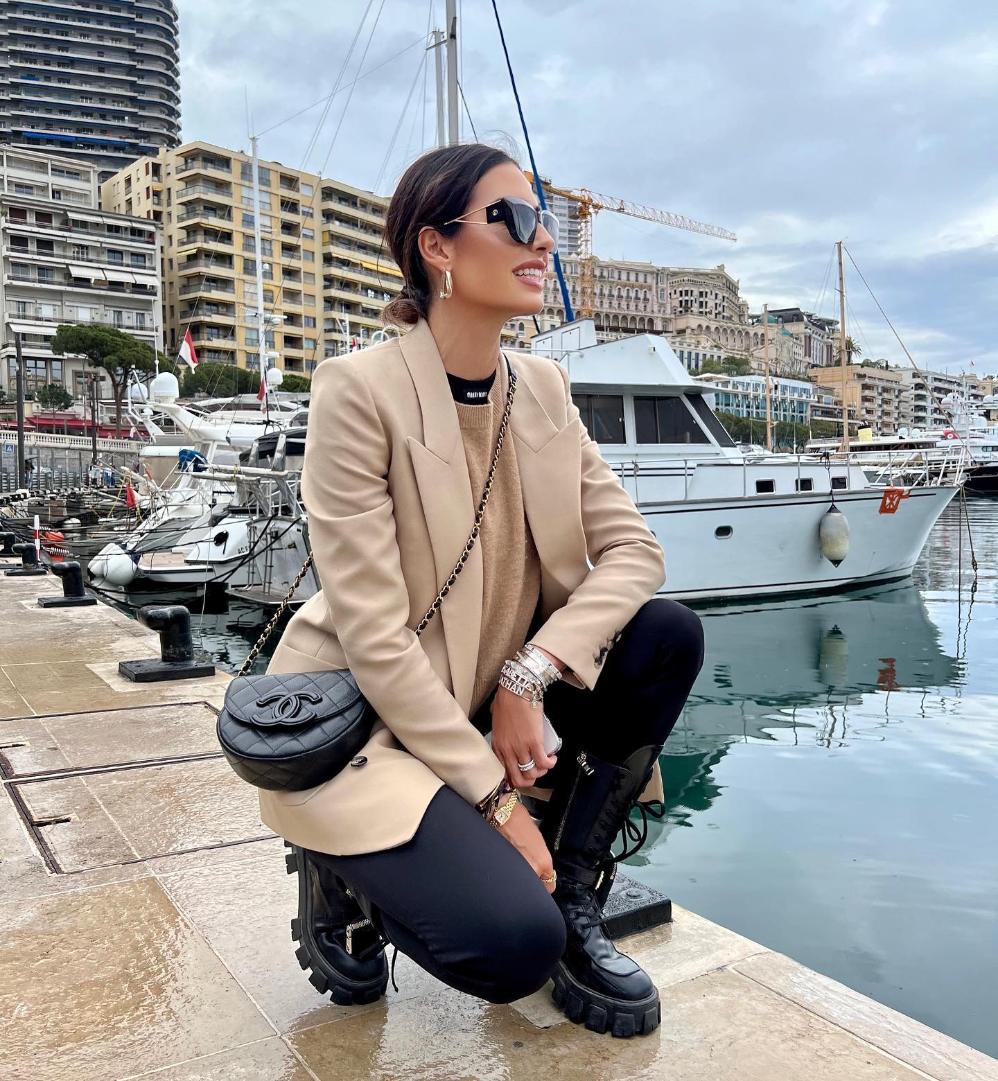 Elisabetta Gregoraci • Random moment in Monaco...