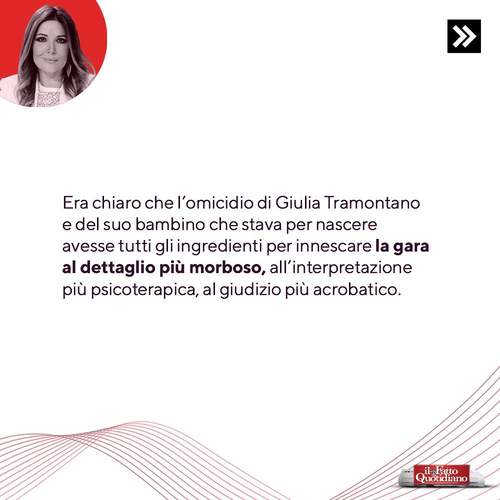 Selvaggia Lucarelli La “decadenza mediatica” intorno al caso di Giulia Tramontano. Pupo, influencer,...