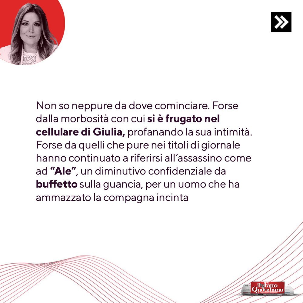 Selvaggia Lucarelli La “decadenza mediatica” intorno al caso di Giulia Tramontano. Pupo, influencer,...