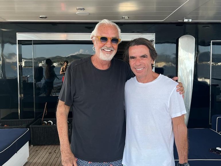 Flavio Briatore Wonderful day with  , Giuseppe Cipriani,  and their families to celebrate Ana’s ...