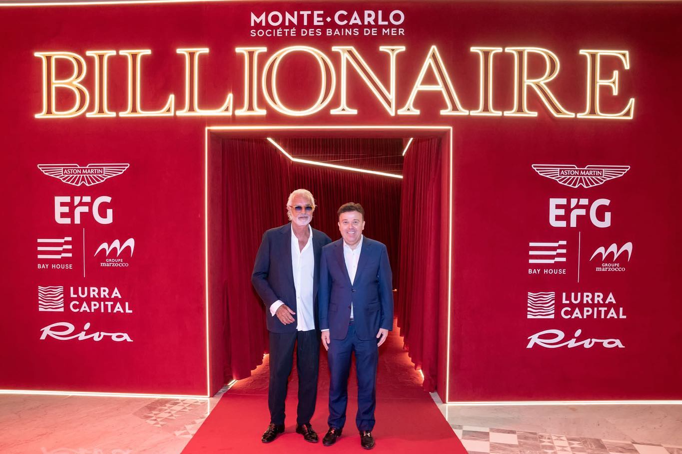 Flavio Briatore Grand Opening Billionaire at Sporting Monte-Carlo. 
His Serene Highness Prince A...