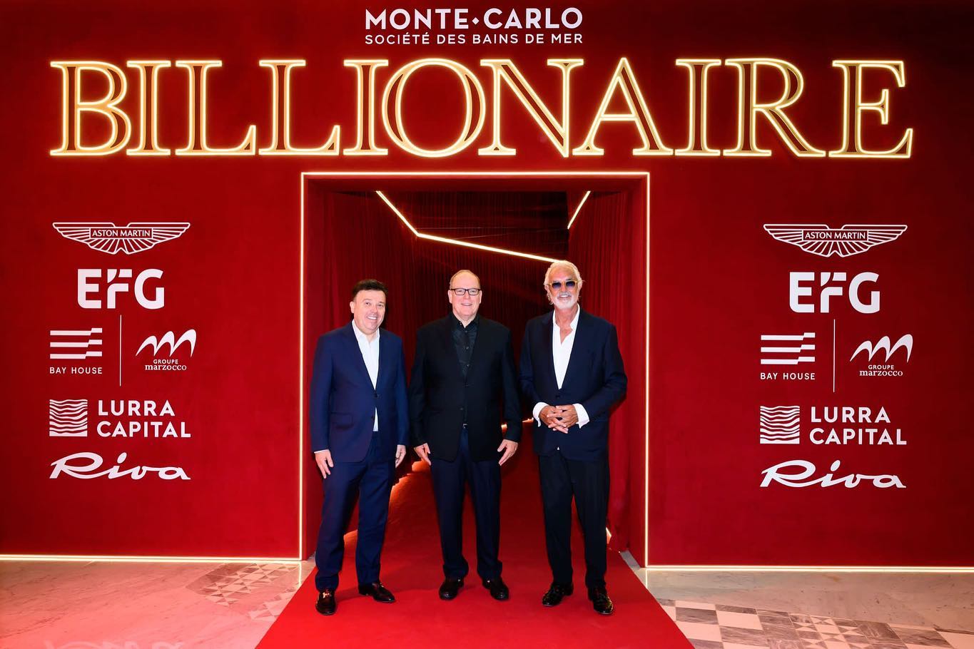 Flavio Briatore Grand Opening Billionaire at Sporting Monte-Carlo. 
His Serene Highness Prince A...