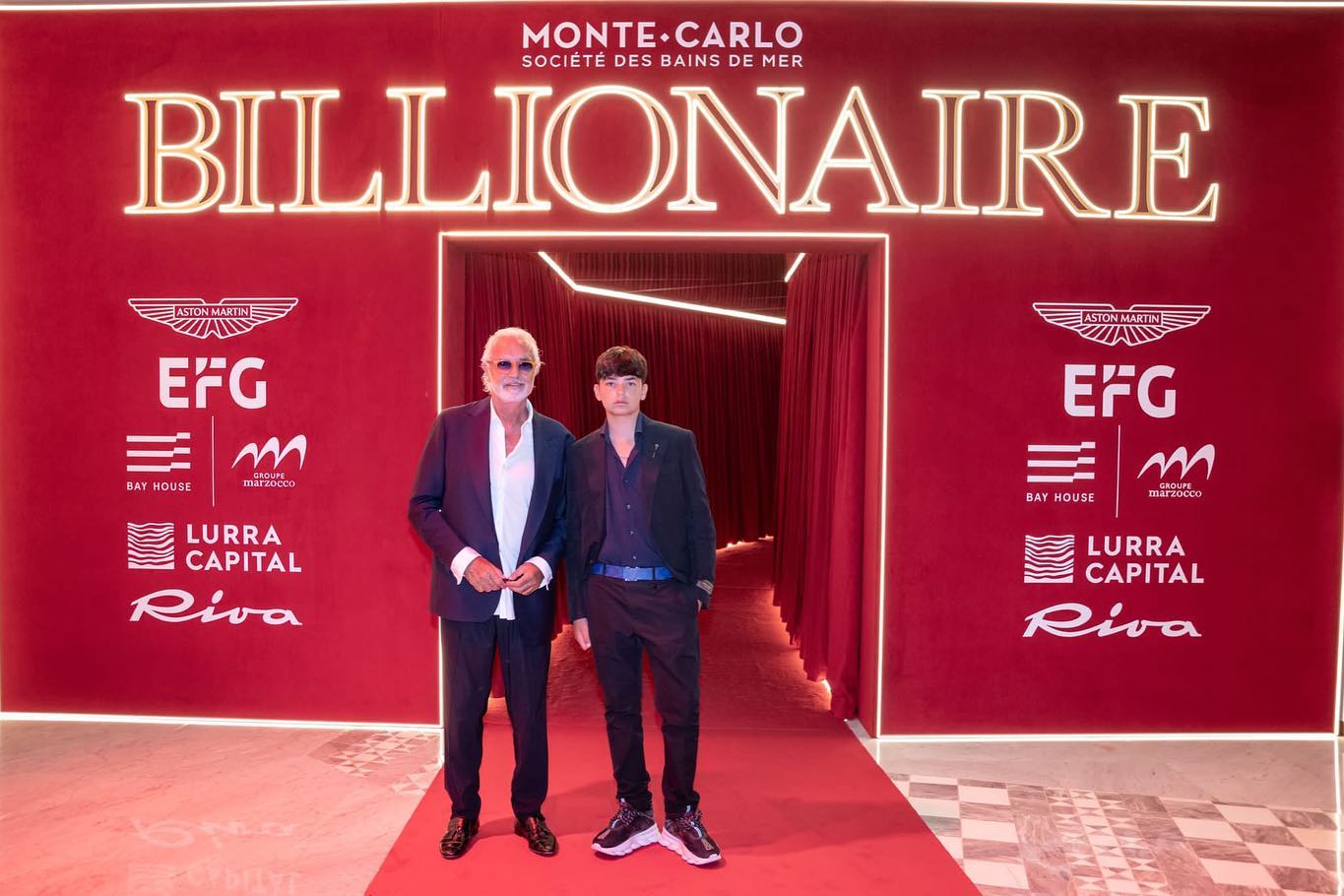 Flavio Briatore Grand Opening Billionaire at Sporting Monte-Carlo. 
His Serene Highness Prince A...