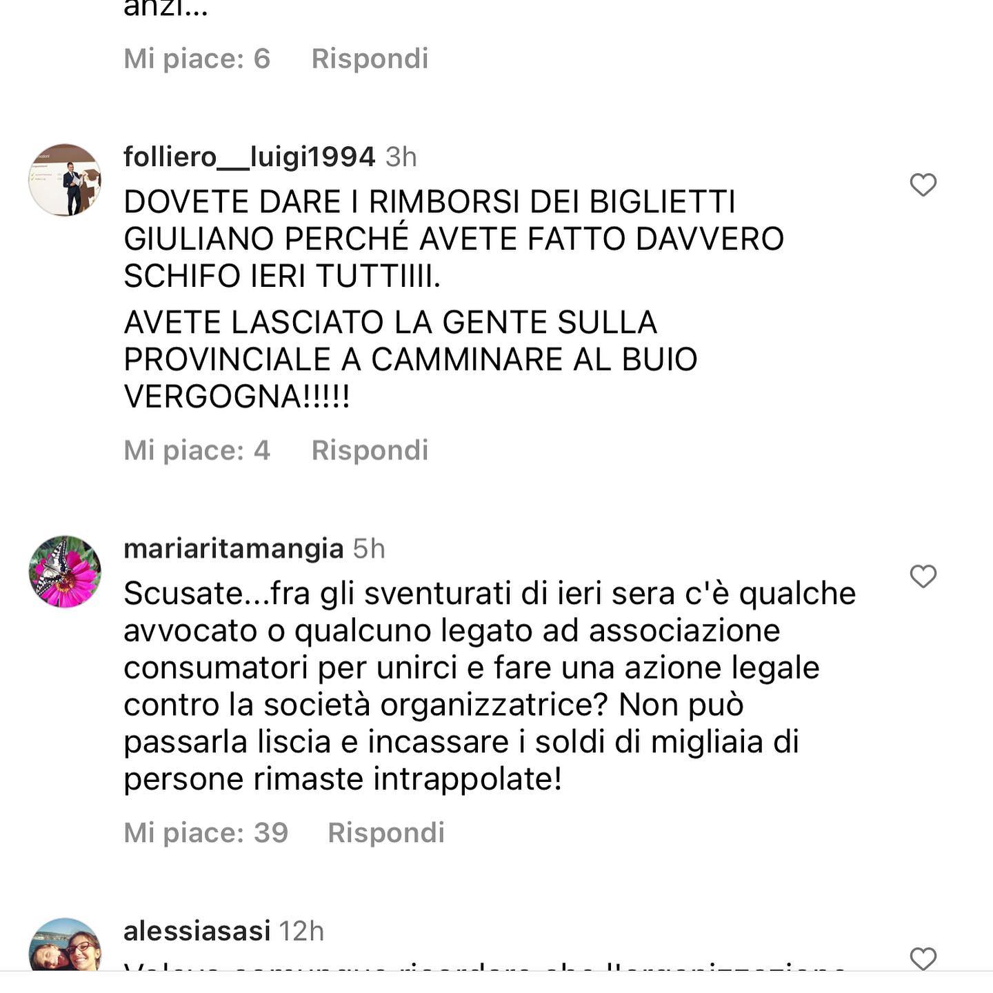 Selvaggia Lucarelli Mi dispiace rovinare la festa, perché tale doveva essere, ma il concerto dei Neg...