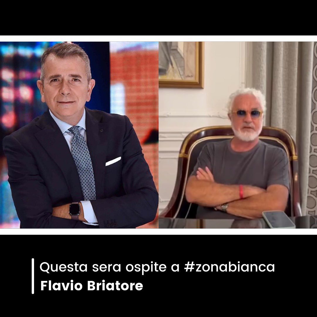 Flavio Briatore Stasera alle 22:00 sarò in collegamento con  a  in onda su Rete 4 

Vi aspetto!...