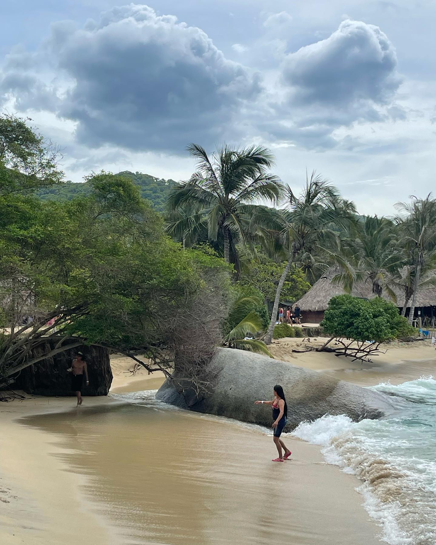 Selvaggia Lucarelli Il parco Tayrona è oceano che ti porta via, scimmie urlatrici, migliaia di passi...