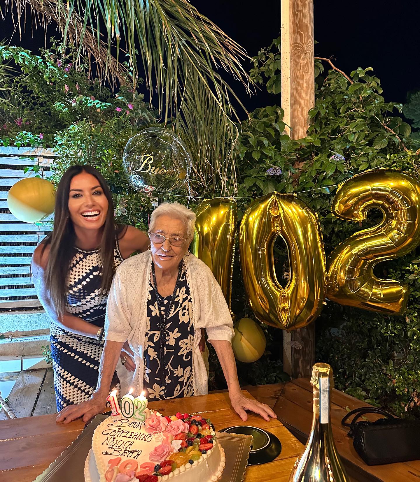 Elisabetta Gregoraci • La nonna compie 102 anni oggi, un secolo e più di vita e valori che solo i non...