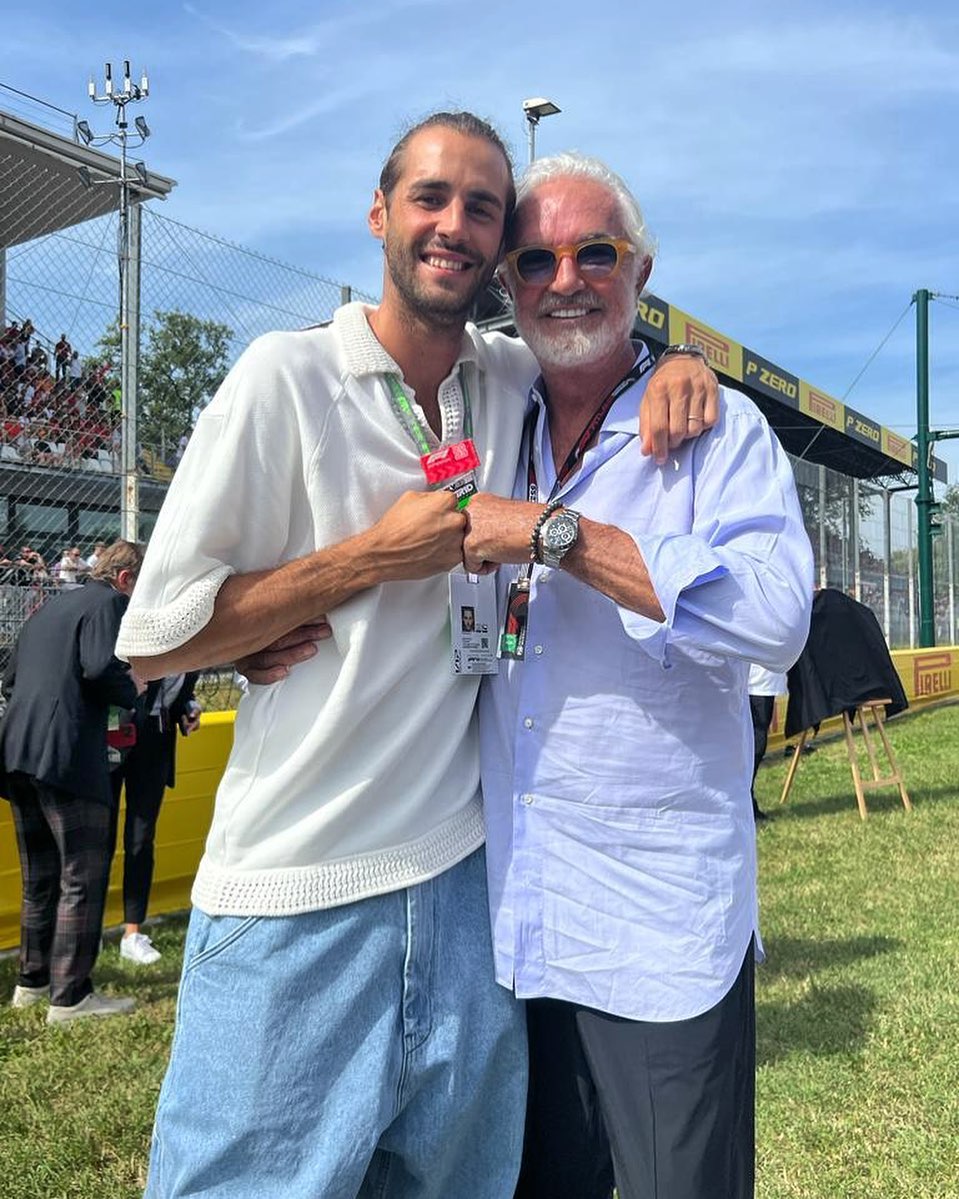 Flavio Briatore Gran Premio d’Italia. Sulla griglia di partenza con...