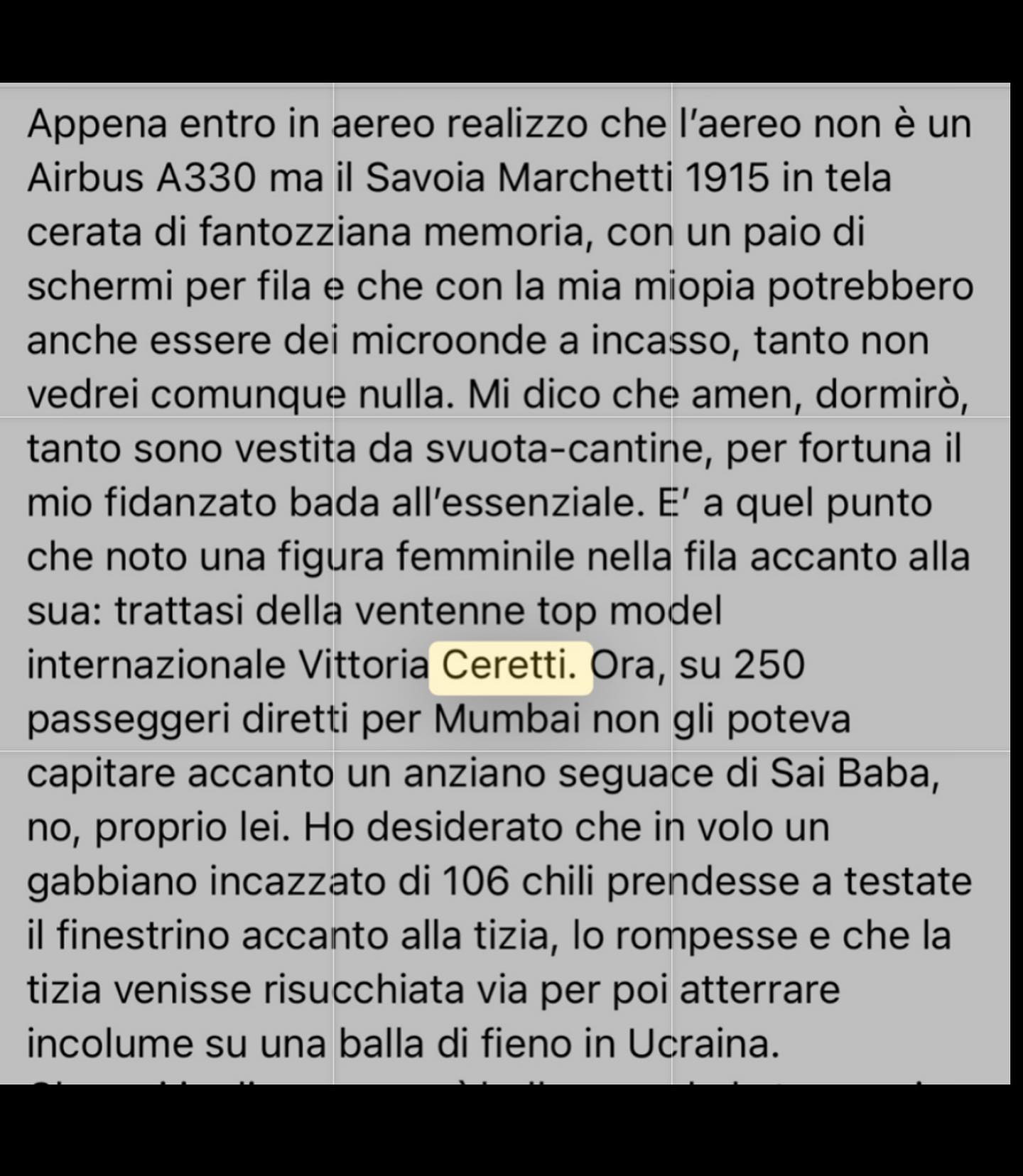 Selvaggia Lucarelli Vabbè mo’ tutti a parlare di Vittoria Ceretti alle sfilate milanesi, Vittoria Ce...