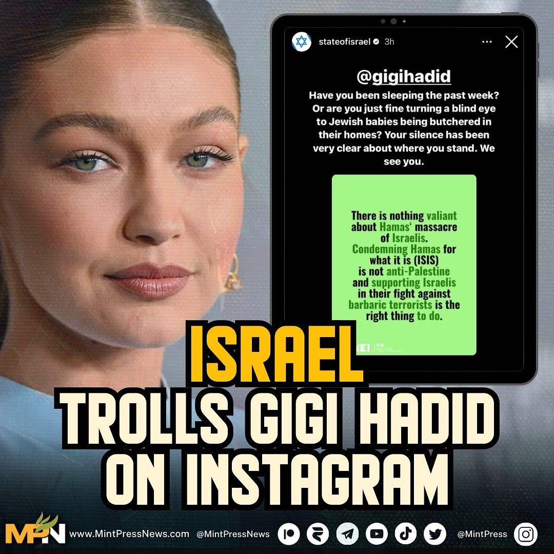 Selvaggia Lucarelli La modella di origini palestinesi Gigi Hadid ha scritto un post molto bello che ...