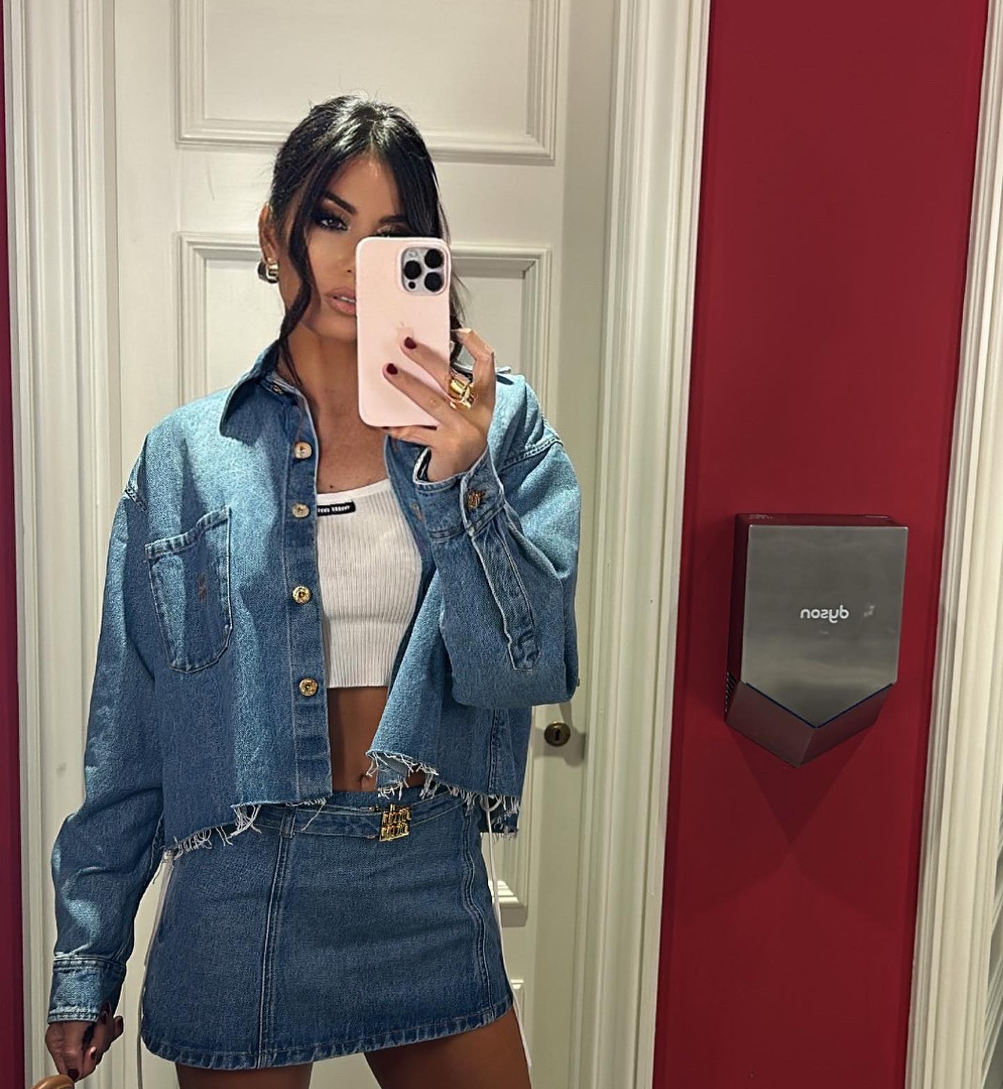 Elisabetta Gregoraci • Double Denim...