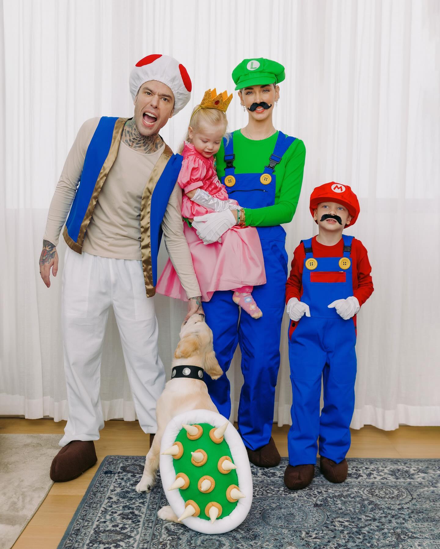 Fedez Super Mario family...