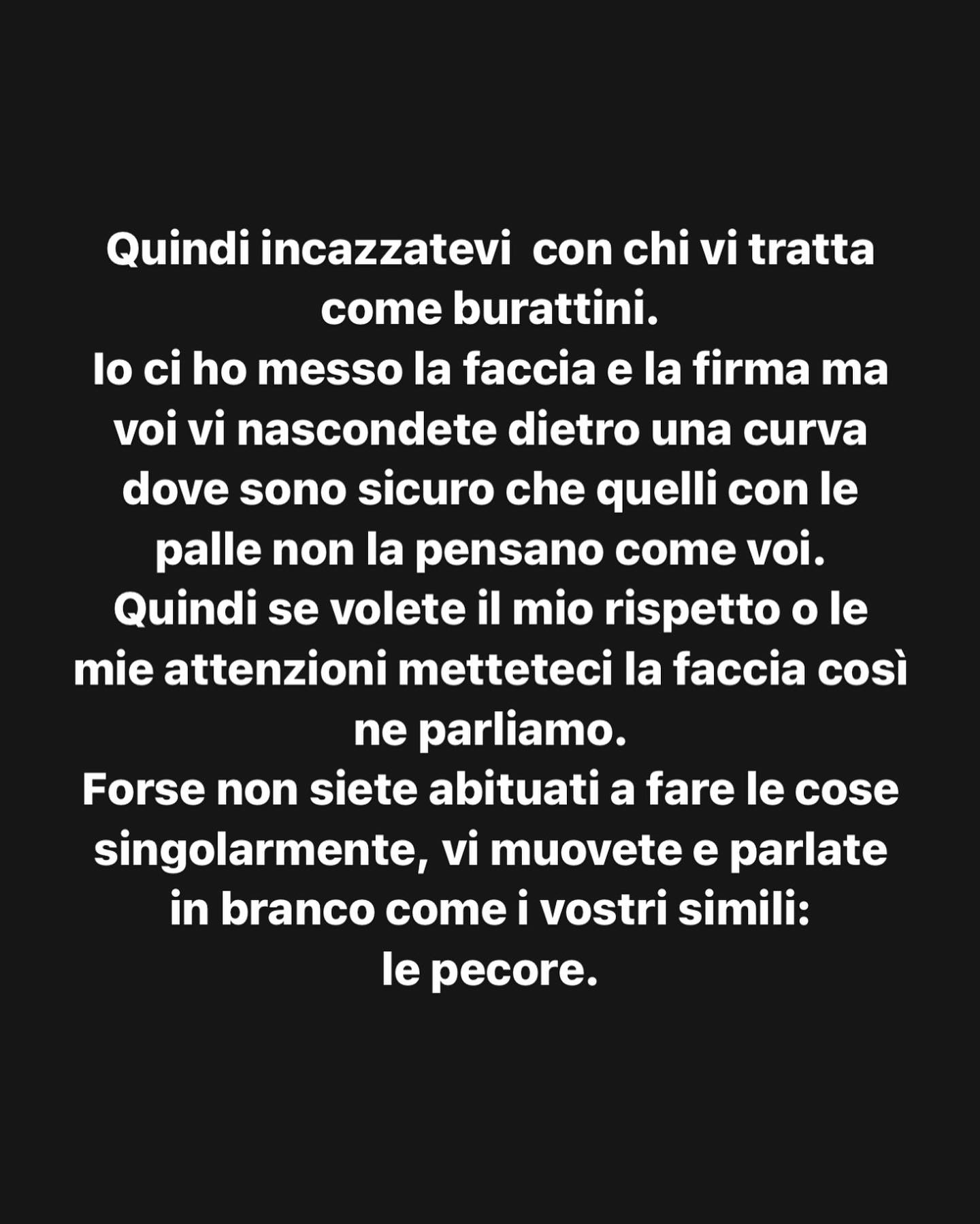 Fabrizio Corona Ai tifosi della curva sud della Roma sfugge un concetto fondamentale. L’infame e...