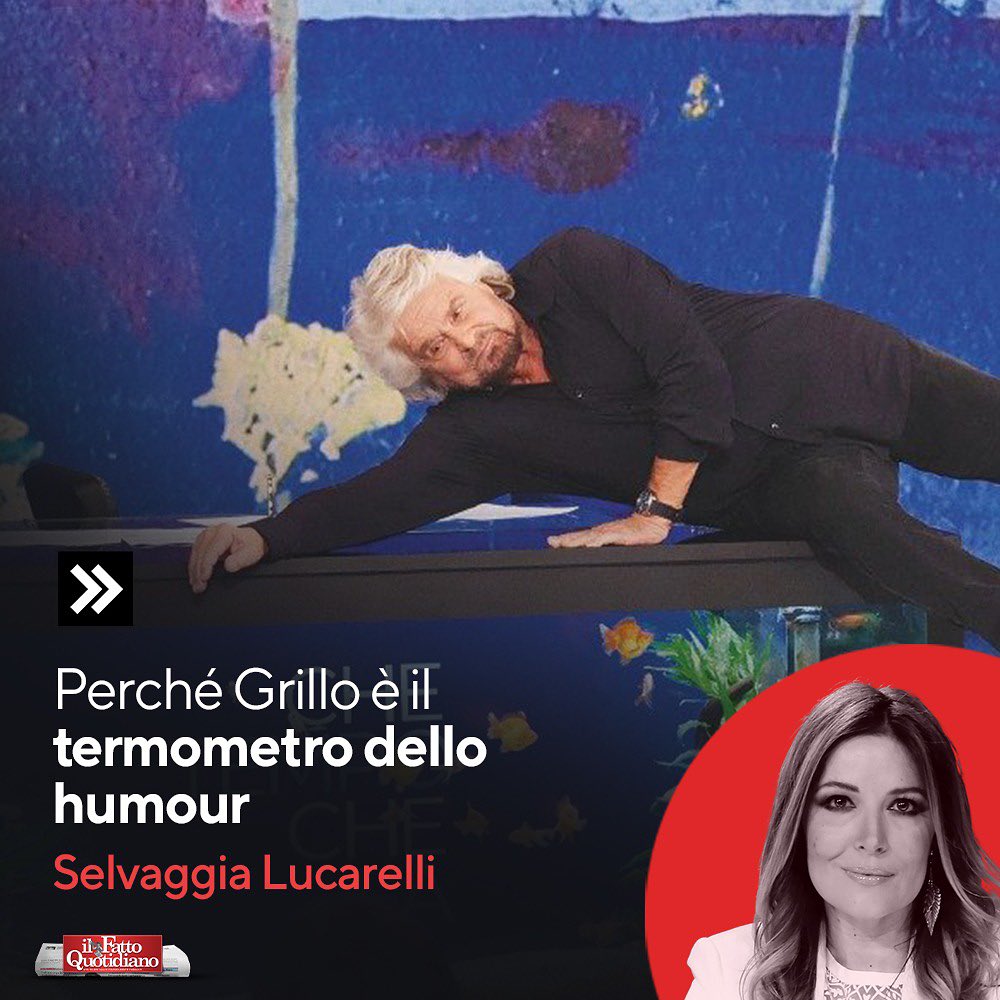 Selvaggia Lucarelli Quanti hanno capito lo humor di Grillo? Come va interpretato?

 Sul Fatto di ogg...