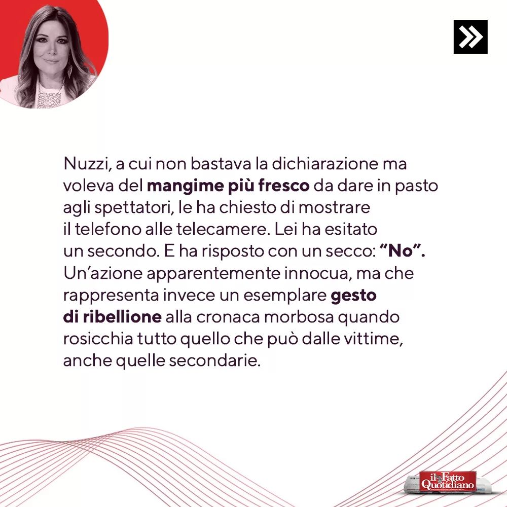 Selvaggia Lucarelli In queste ore di lutto e indignazione per la morte di Giulia Cecchettin, assassi...