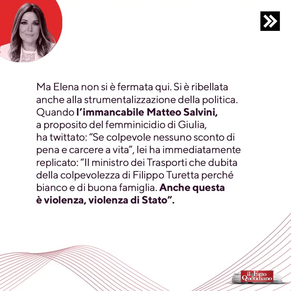 Selvaggia Lucarelli In queste ore di lutto e indignazione per la morte di Giulia Cecchettin, assassi...