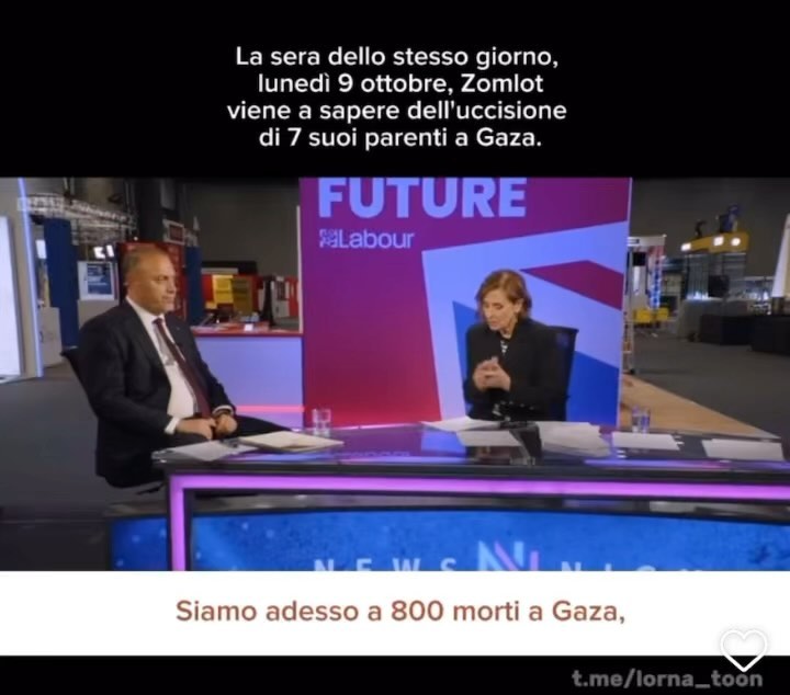 Selvaggia Lucarelli Intervista della Bbc all’ambasciatore palestinese nel Regno Unito Husam Zomlot. ...