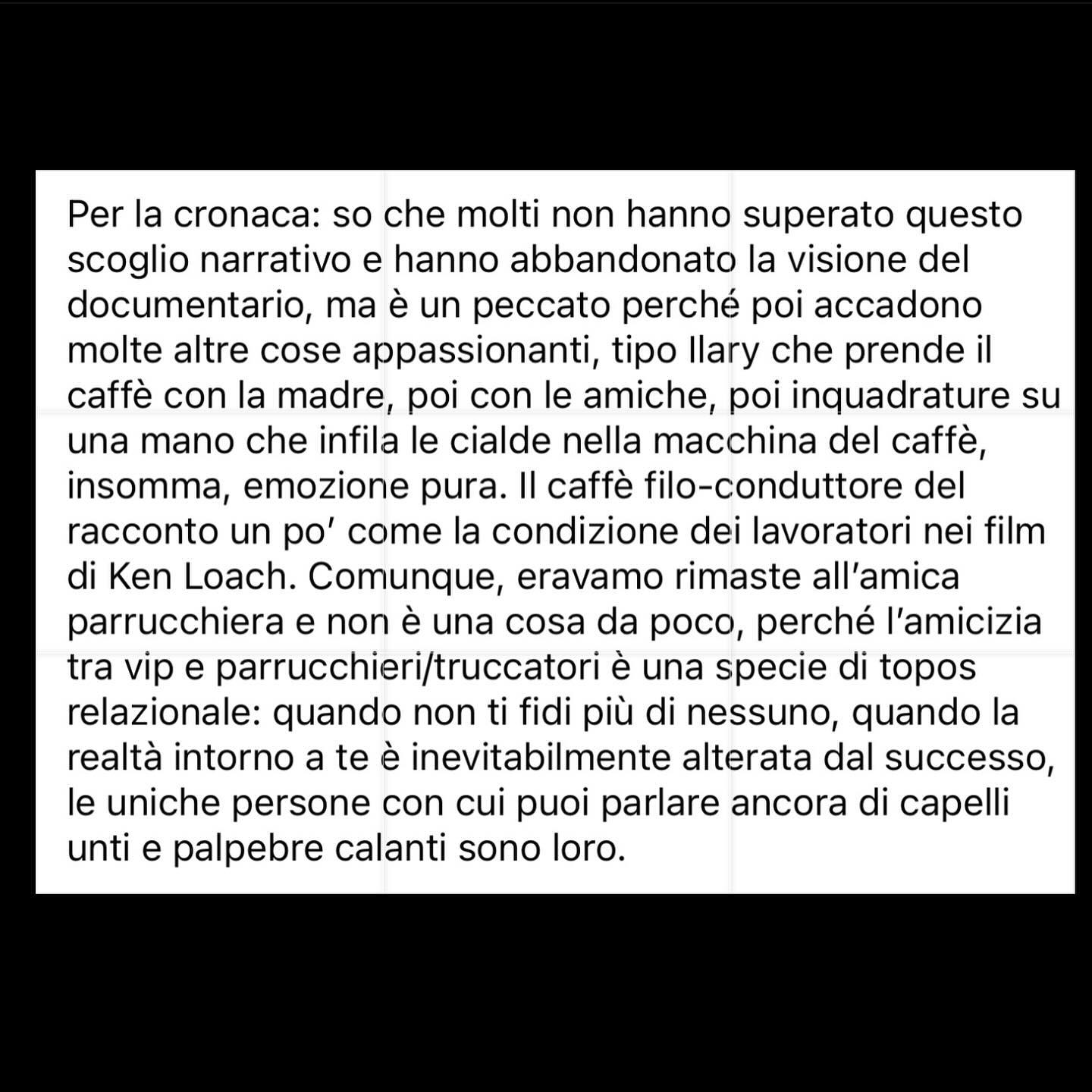 Selvaggia Lucarelli Il pensiero unico di “Unica”: quello di Ilary. Il mio articolo sul Fatto di oggi...