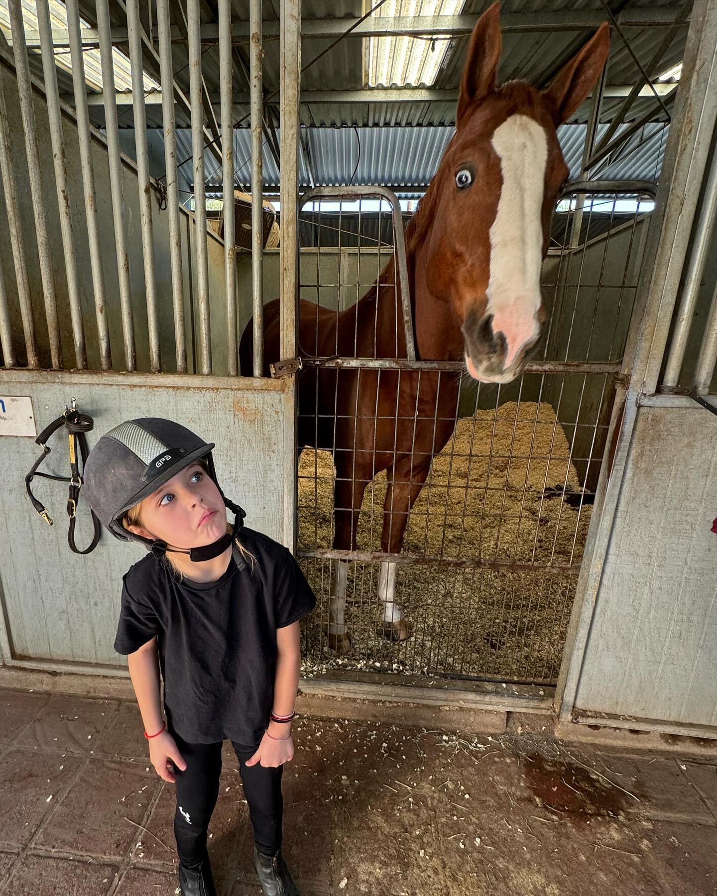 Elisabetta Canalis -Today in LA
- I love goats and sometimes I get some love back 
-my mom, her sis...