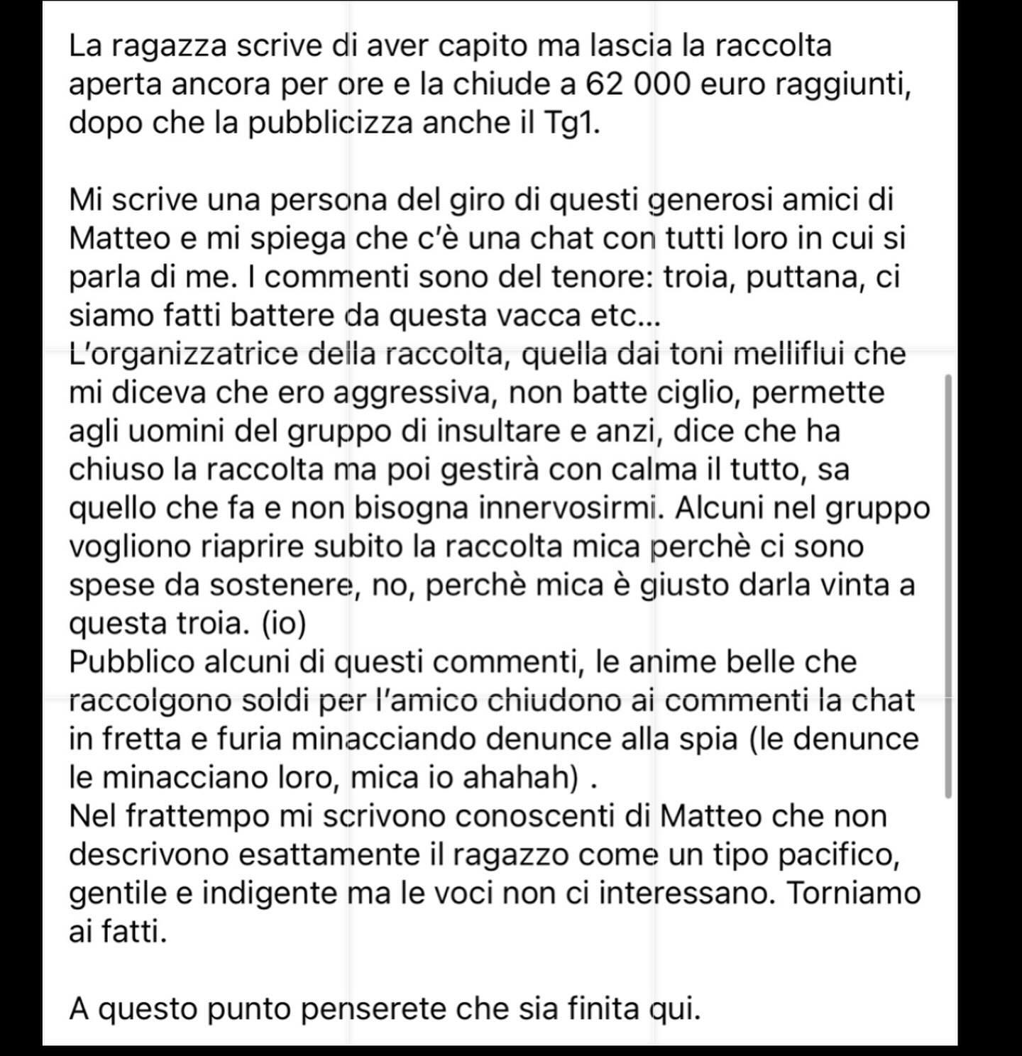 Selvaggia Lucarelli La storia di un ragazzo, uno squalo, una raccolta fondi che non aveva senso e “c...