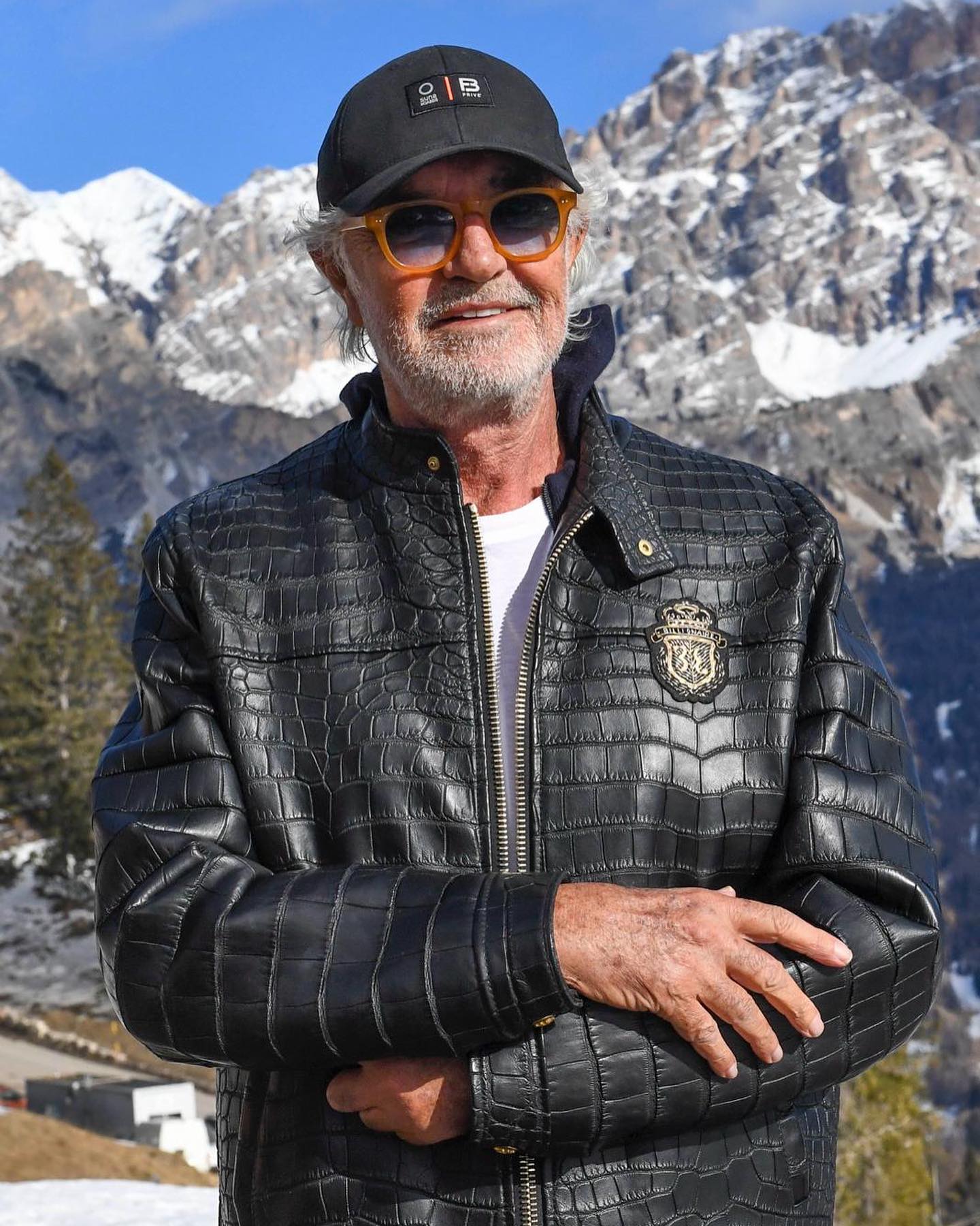 Flavio Briatore Splendida giornata a Cortina...