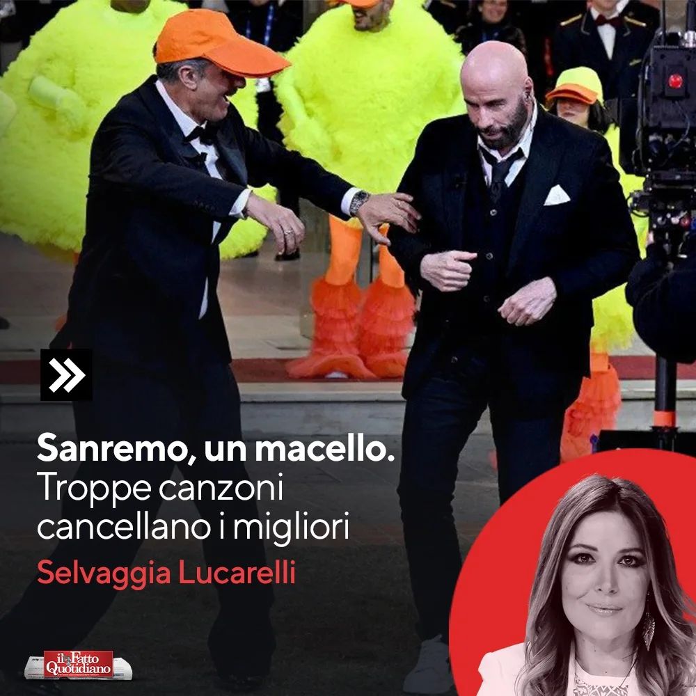 Selvaggia Lucarelli Che Sanremo è stato? Sottotono nonostante gli ascolti record? Selvaggia Lucarell...