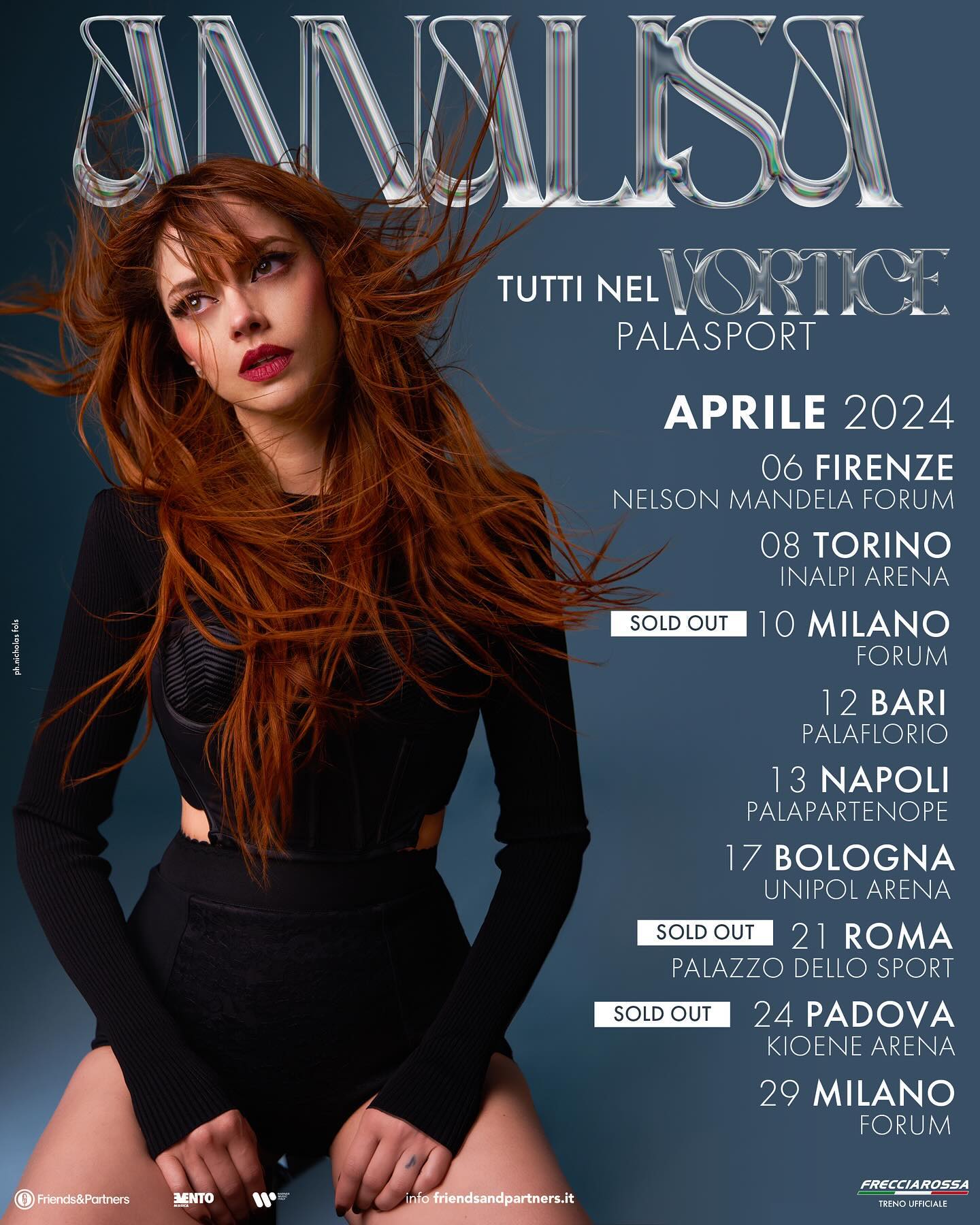 Annalisa L’Arena di Verona del 14 Maggio è SOLD OUT 
Quindi ne facciamo un’altra! Ci vedi...