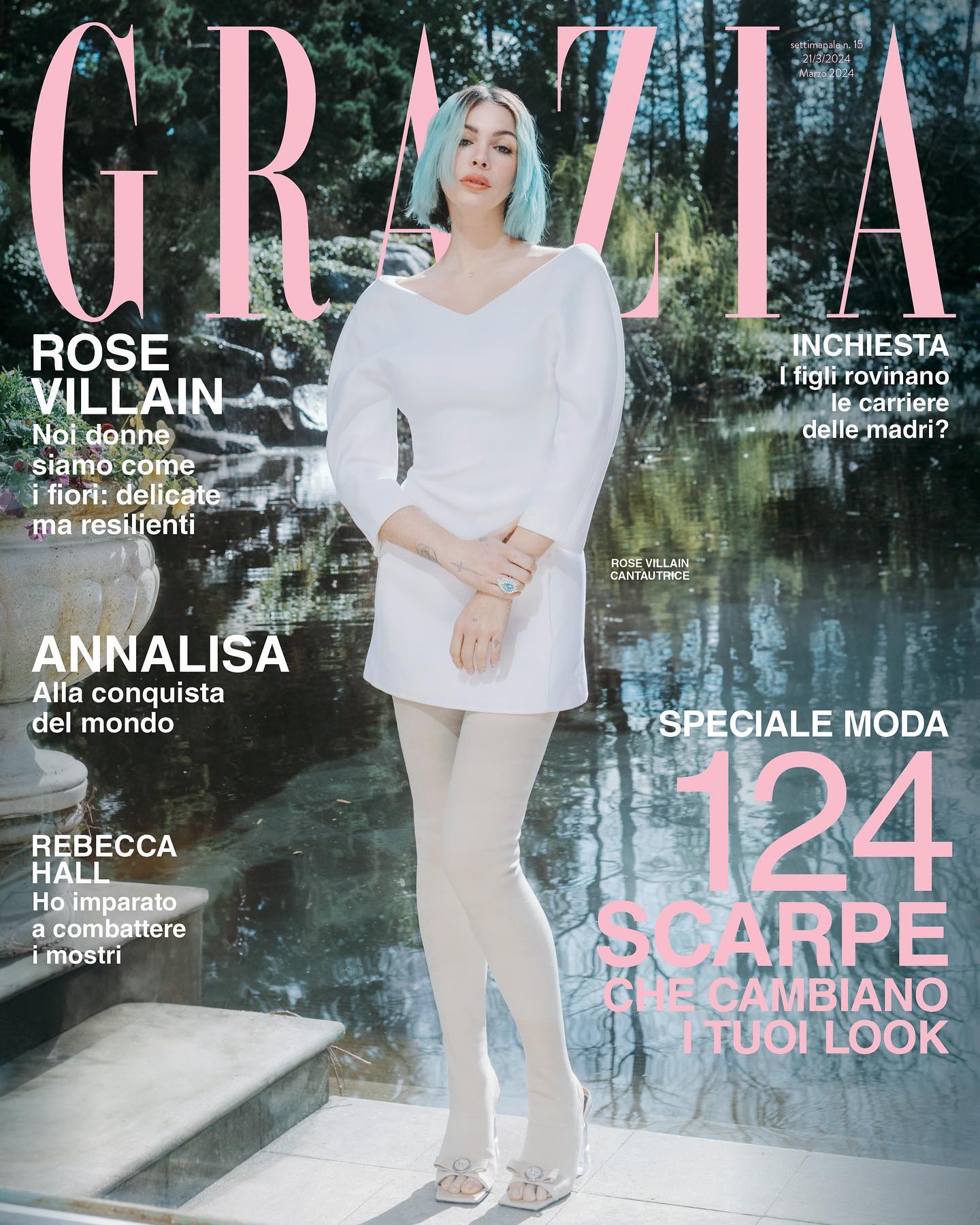 Rose Villan Rose Villain è la protagonista della copertina di Grazia in edicola e app da ogg...