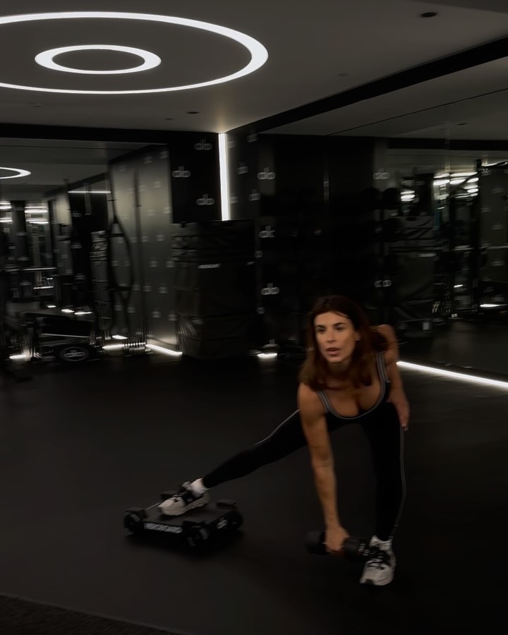 Elisabetta Canalis Back to weights today! Grazie  per questa full immersion...