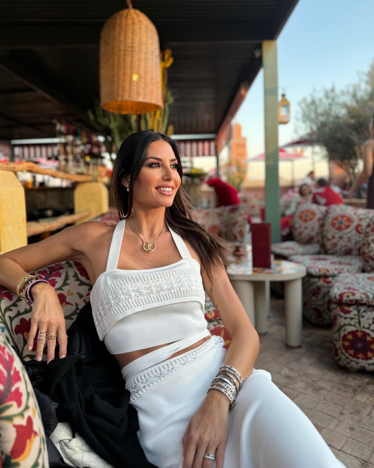 Elisabetta Gregoraci • Bentrovata Marrakech.. sei sempre un gioiello! 
Mi sto perdendo nei tuoi color...