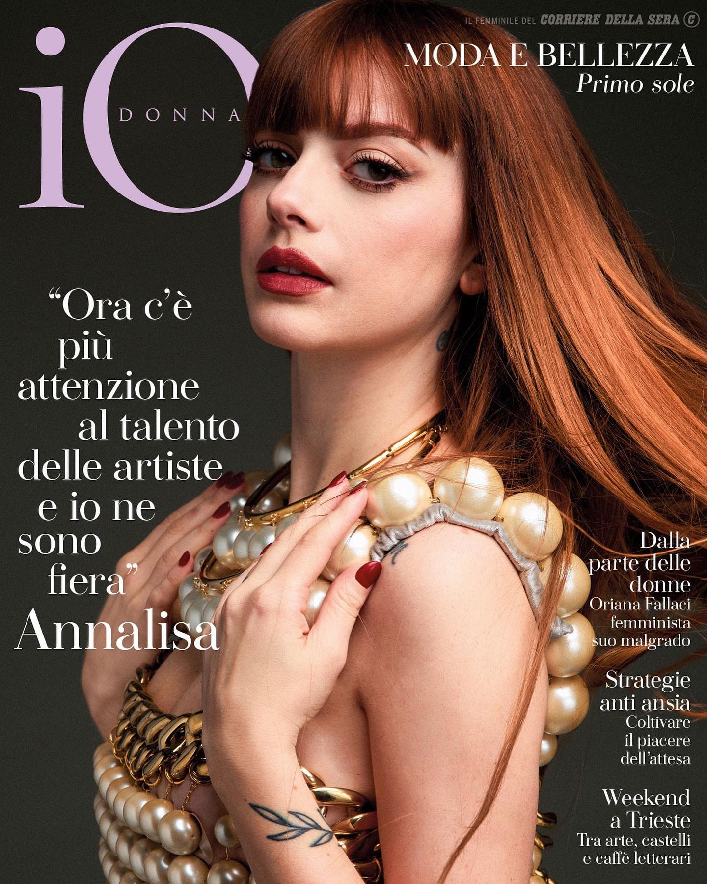 Annalisa è la  del nuovo numero di  oggi in edicola con il  ⁠
⁠
“Dico che voglio essere s...